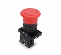 22mm Emergency Stop Mushroom Push Button Switch ZB2-BE102C Red NC XB2-ES542 Control Electrical Starter 600V/10A(XB2-ES542)