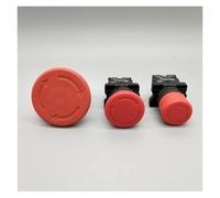22mm Emergency Stop Mushroom Push Button Switch ZB2-BE102C Red NC XB2-ES542 Control Electrical Starter Switch 600V/10A(XB2-ES542)