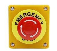 22mm Emergency Stop Push Button Switch 1NO 1NC 10A 660V