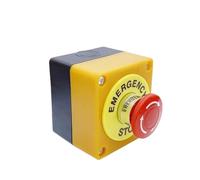 22mm Emergency Stop Push Button Switch 1NO 1NC 10A 660V Box Manual Control IDGTTLDF