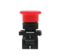 22mm Emergency Stop Red Mushroom Push Button Switch XB2-ES442 ES542 ES642 BS142 Self-locking Latching 600V 10A 220V 12V 24V(XB2-ES642)