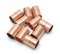 22mm End Feed Copper Equal Straight Coupling 1 x Pack of 10