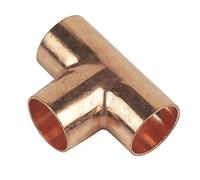 22mm End Feed Equal Tee - Bag of 5