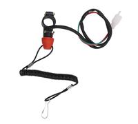 22mm Engine Cord Lanyard Kill Stop Switch, 2 Pin Universal Emergency Tether for ATV SUVs - Durable ABS Material, Easy Installation, Safety Engine Shutoff