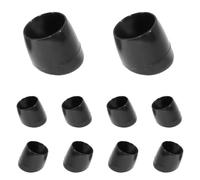 22mm Ferrule End Caps, For 20 Degree Angled Furniture Chair Legs (Pack of 8) - See Second Photo for Ordering Guide, Replacement Feet for School Chairs - by Keay Vital Parts