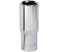 22mm Forged Steel DEEP Drive Socket - 1/2" Square Drive Polished Chrome Vanadium