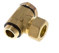 22mm & G3/4'' Brass Swivel Joint Compression Fitting with Male Threads 54 bar Polyamide DIN EN 1254-2