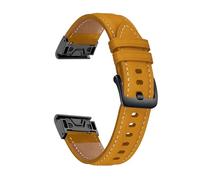 22mm Genuine Leather Sport Replace Watch Strap Compatible With Garmin Fenix 7 6 Pro 5 MARQ EPIX Approach S62 945 Bracelet Easy Fit Watchband