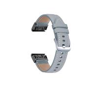 22mm Genuine Leather Sport Replace Watch Strap fit For Garmin Fenix 7 6 Pro 5 MARQ EPIX Approach S62 945 Bracelet Easy Fit Watchband(Grey si,For Garmin EPIX)