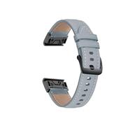 22mm Genuine Leather Sport Replace Watch Strap fit For Garmin Fenix 7 6 Pro 5 MARQ EPIX Approach S62 945 Bracelet Easy Fit Watchband(Grey bk,For Forerunner 935)