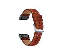 22mm Genuine Leather Sport Replace Watch Strap fit For Garmin Fenix 7 6 Pro 5 MARQ EPIX Approach S62 945 Bracelet Easy Fit Watchband(Brown si,For Approacg S62)