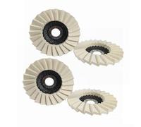 22mm Grinding Flap Discs Polishing Wheel With Wool Felt Buffing Pads For Metal And Glass, High Performance Suitable For Furniture And Marble(4pcs)