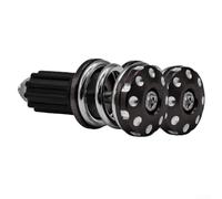 22mm Handlebar End Weights Cap for Motorcycles Delivers Consistent Damping Effect Without Altering Original Handlebar Geometry (Black)