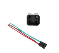 22MM High Current Switch, Oxidized Black Finish, 3-6V 12-24V 110-220V Self-Latching Power Start Waterproof Swit Reset(Connector,MOMENTARY_3-6V)