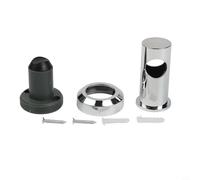 22mm Hole Wall Riser Bracket ABS Construction for Shower Rod Mounting Accommodates 21.5mm to 22mm Rods Drilled Mounting Required