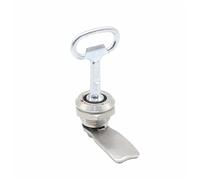 22mm Installation Distribution Cabinet Lock Panel Lock Triangle Lock Cabinet Door Lock Cam Cabinet Lock 1Pcs(Circular Lock core)