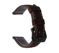 22mm Italian Genuine Leather Watchband with Quick Release Spring Bar Men Watch Wrist Strap Vintage Crazy Horse Watch Bracelet