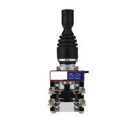 22mm Joystick Switch 2/4 position 2/4NO self Latching Spring Return Wobble Stick Monolever Rocker Cross Switches HKL-C24(4way Momentary C24,Latching lock)
