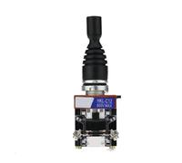 22mm Joystick Switch Momentary 4 Position 4NO Self Latching Spring Return Wobble Stick Monolever Rocker Cross HKL-C24(Latching HKL-C12)