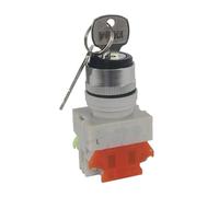 22mm Key Lock momentary selector Push Button Switch 1NO1NC self Reset Spring Return Rotary Switch 2 Position Y090-11Y/22