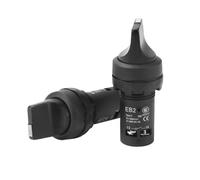 22MM Knob Switch EB2-11X2 20X3 2-Position 3-Position Selector Rotary Latching Self-locking 1NO/1NC 2NO DPST 5A 300V Power Switch 1Pcs(EB2-11X2)