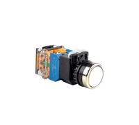 22mm LA38-11D/11DS Push Button Switch with LED Light Self-locking/Latching/Self-reset/Momentary 12V 24V 36V 48V 110V 220V 380V(W,SELF-LOCKING_380V)