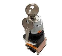 22mm LA38-11Y2/LA38-20Y3 2/3 Position with Key Knob Switch Self-locking/Self-reset Select Button Switches 10A/440V(2D,Self-locking)