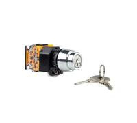 22mm LA38-11Y2/LA38-20Y3 Self-locking/Latching Knob Switch with Key 10A/440V 2 Position 3 Position Selector Switch(3 Positions)