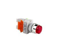 22mm LAY37-11DN/DZ with Lamp Push Button Switch Self-locking/Latching/Self-reset/Momentary NO/NC 12V 24V 36V 48V 110V 220V 380V(R,SELF-RESET_220V)