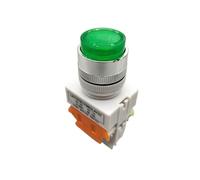 22mm LAY37-11DN/LAY37-11DNZS Push Button Switch With Light 10A/660V Green 1Pcs(Self-locking,48v)
