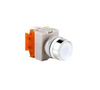 22mm LAY37 Self-locking/Latching Self-reset/Momentary Push Button Switches Red Green Blue Yellow Black 1NO 1NC 10A250VAC(W,Self-reset)