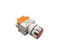 22mm LAY37 Y090 Self-locking/Self-reset Push Button Switches 1NO+1NC 10A/660VAC 1Pcs(8,Self-reset)