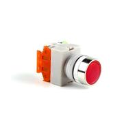 22mm LAY37 Y090 Self-reset Push button switches Red Green Blue Yellow White Black 1NO 1NC 10A250VAC IDGTTLDF(Red)