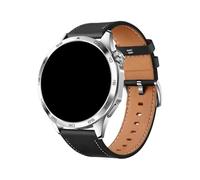 22mm Leather Strap For HUAWEI WATCH GT 6 5 4 46mm Ultimate2 Band 20mm For Garmin VivomoveLuxe/Trend/Style/Sport/HR Wristband(Black,For GT6 GT5 Pro 46mm)