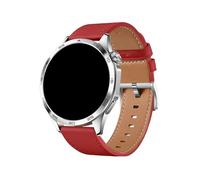 22mm Leather Strap For HUAWEI WATCH GT 6 5 4 46mm Ultimate2 Band 20mm For Garmin VivomoveLuxe/Trend/Style/Sport/HR Wristband Accessories(Red,22mm)