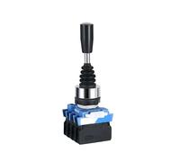 22mm Master Monolever Joystick Switches 2 4Way Position Self Locking Latching Momentary Toggle Rocke Cross Switch 2 4NO HKC-612(4Way Reset 4NO)