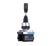 22mm Master Monolever Toggle Joystick Rocker Switch 2 4 Way Position Self Latching Reset Momentary Cross Switches HNP-A201(2Way Reset 2NO)