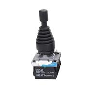 22mm Master Monolever Toggle Joystick Rocker Switch 2 4 Way Self Latching Reset Momentary Cross Switches(4Way Reset 4NO)