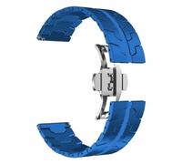 22mm Metal Stainless Steel Watchband Fit for Huawei GT6/GT6Pro/GT5/GT5Pro/GT4(Blue)