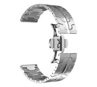 22mm Metal Stainless Steel Watchband Fit for Huawei GT6/GT6Pro/GT5/GT5Pro/GT4(Silver)