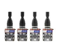 22mm Momentary 4 Position 4NO Self Latching Spring Return Monolever Rocker Switch HKL-C24 1Pcs(HKL-C12 Self locking)