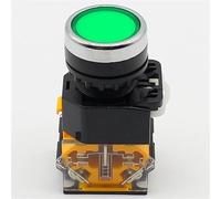 22mm Momentary Push Button Switch 1NO 1NC 5Pcs(Green)