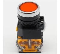 22mm Momentary Push Button Switch 1NO 1NC 5Pcs(Red)