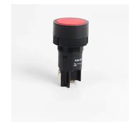 22mm Momentary Self-rest Slef-return Push Button Switch Red Green Blue Yellow Black White NO + NC XB2-EA142 XB2-EA145 XB2-EA155 IDGTTLDF(Red 1NO1NC)