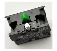 22mm Momentary XB2-BW3361 Round Push Button Switch With LED Light 1NO 24V/AC220V/AC380V ZB2-BE101C(1 PCS,380V)