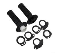 22mm Motorcycle Hand Grips for snap-on Cam Lock-on Handlebar Rubber Non Slip Comfortable Off Road Dirt Bike Black Grey Blue Red Orange Green(Is black)