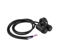 22mm Motorcycle Handlebar Headlight Brake Fog Lights Horn Dual Control Button Switch(Blackone)