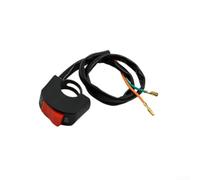 22MM Motorcycle Handlebar LED Light Switch with Kill Function Dual for Flash Button(red)