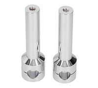 22mm Motorcycle Handlebar Riser Round Handlebar Mount Clamp Heightening Kit Aluminium Alloy Risers Adaptor Motorbike Repair Accessories(Chrome)