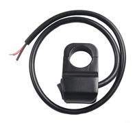 22mm Motorcycle On Off Switch Handlebar Mount for Headlight Fog Light Control - 12V 10A Waterproof Button for Motorbike for atv Electric Bike 47cm Wire Length